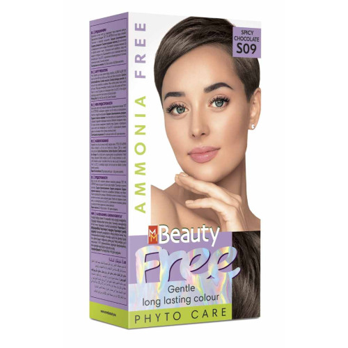 MM Beauty Ammonia Free Трайна фито боя за коса без амоняк, S09 Горчив шоколад