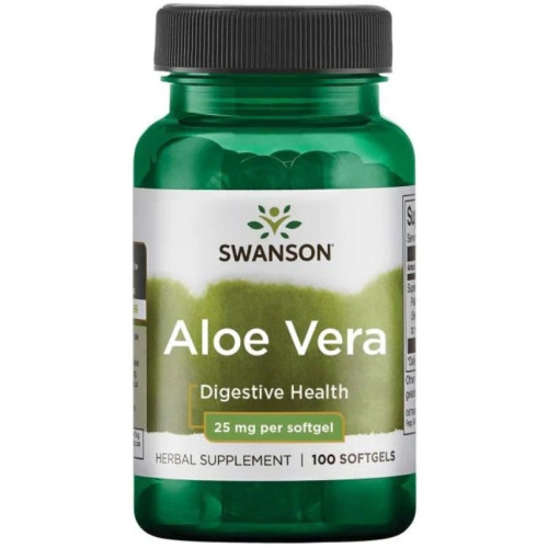 Swanson Aloe Vera Алое Вера за имунната и храносмилателната система х100 капсули