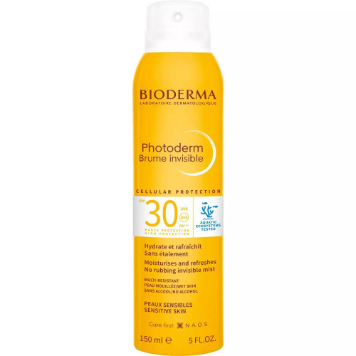 Bioderma Photoderm Слънцезащитен прозрачен спрей SPF30 150 мл