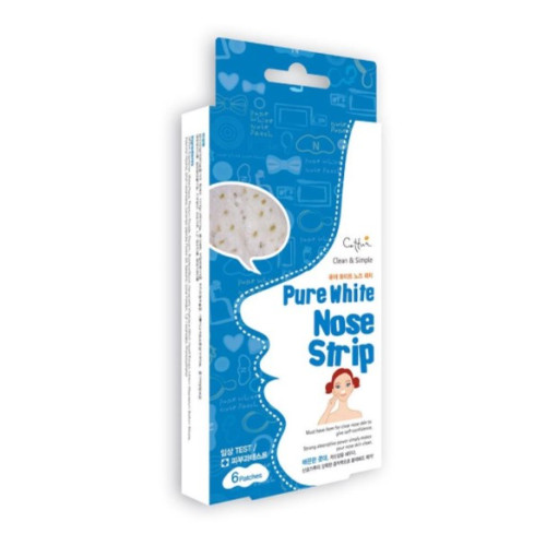 Cettua Pure White Nose Strip Ленти за нос за премахване на черни точки 6 бр
