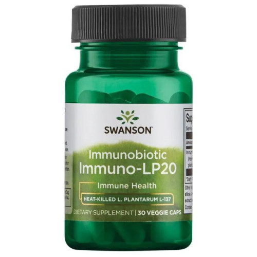 Swanson Immunobiotic Immuno-LP20 Имунобиотик Имуно-ЛП20 50 мг х 30 капсули