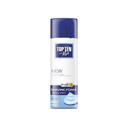 Top Ten for men Пяна за бръснене за чувствителна кожа 250 мл