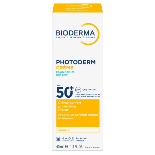 Bioderma Photoderm Creme Слънцезащитен крем за чувствителна суха кожа SPF50+ 40 мл