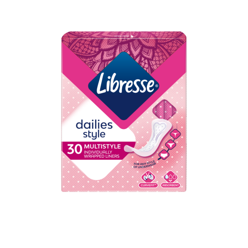 Libresse Multisyle Ежедневни дамски превръзки x30 бр
