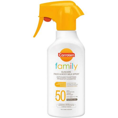 Carroten Family Слънцезащитно мляко-спрей SPF50 270 мл