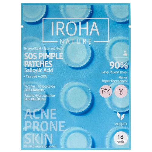 Iroha Nature SOS Пластири против пъпки х 18 броя