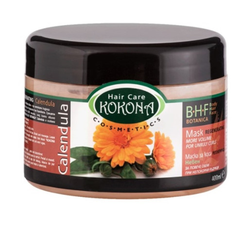 Kokona Hair Care B.H.F. Botanica Маска за коса за обем с невен 400 мл