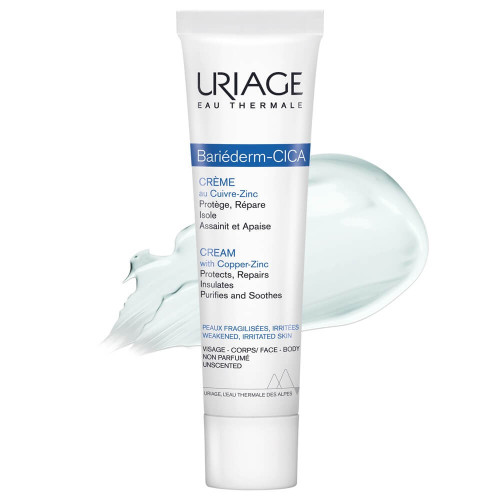 Uriage Bariederm Cica Cu-Zn+ Възстановяващ изолиращ крем с мед и цинк 15 мл
