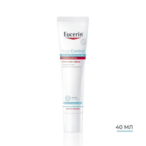 Eucerin AtopiControl Интензивен успокояващ крем 40 мл