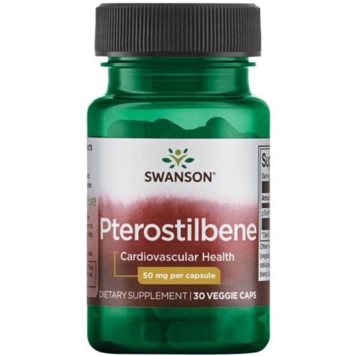 Swanson Pterostilbene Птеростилбен с антиоксидантно действие х30 капсули
