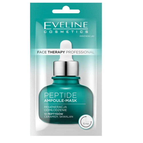 Eveline Face Therapy Ампула-маска за лице с пептиди 8 мл