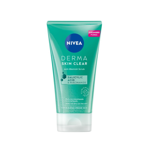 Nivea Derma Skin Clear Скраб за лице 150 мл