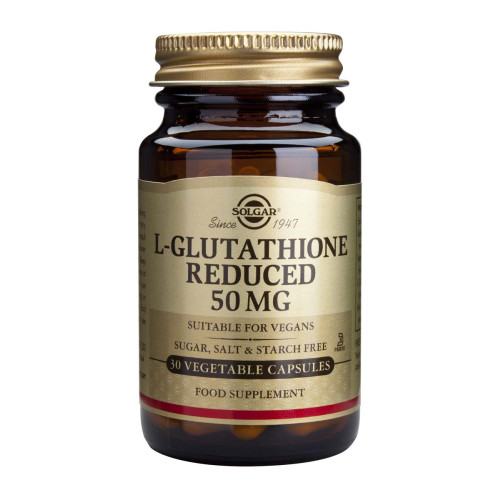 Solgar L-Glutathione Reduced Л-Глутатион 50 мг х30 капсули