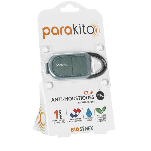 Parakito Клипс против комари Черен + Таблетки 2 бр Комплект