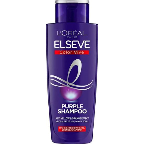 Elseve Color-Vive Purple Шампоан неутрализиращ жълтия цвят на боядисаната коса 200 мл