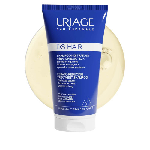 Uriage DS Hair Kerato-Reducing Регулиращ успокояващ шампоан за коса 150 мл