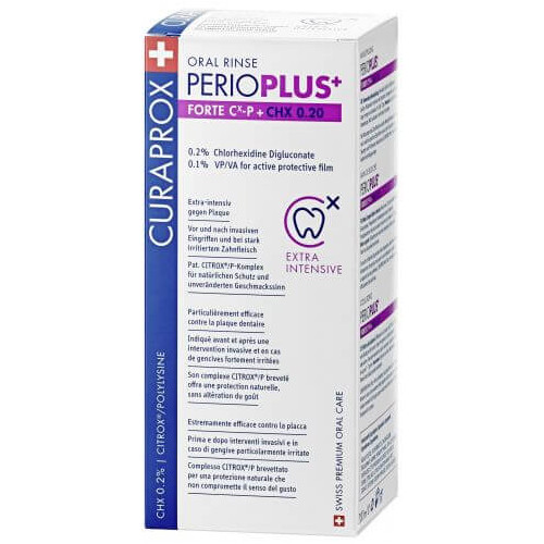Curaprox Perio Plus Forte CHX 0.20% Вода за уста 200 мл