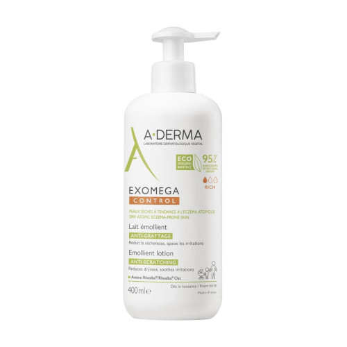 A-Derma Exomega Control Емолиентно мляко за суха и атопична кожа 400 мл