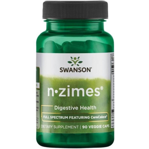 Swanson N-Zimes Пълен Спектър Ензими за добро храносмилане х90 капсули