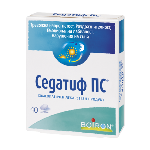 Boiron Седатиф ПС при тревожнoст и нарушения на съня х40 таблетки
