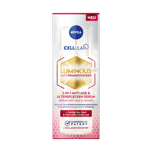 Nivea Cellular Luminous 2в1 Серум срещу бръчки и пигментни петна 30 мл