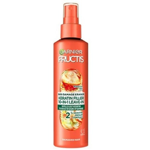Garnier Fructis SOS Damaged Eraser Спрей без измиване с кератин 10в1 150 мл