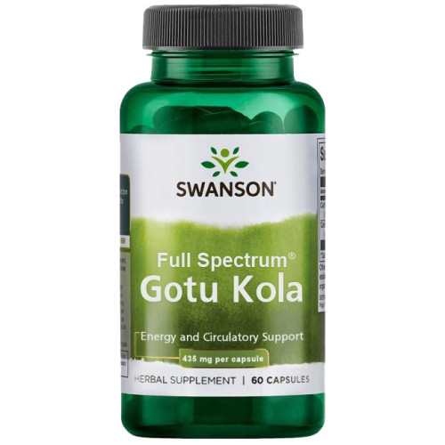 Swanson Gotu Kola Готу Kола 435 мг х 60 капсули