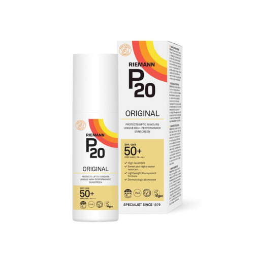 Riemann P20 Original Прозрачен слънцезащитен спрей SPF50+ 100 мл
