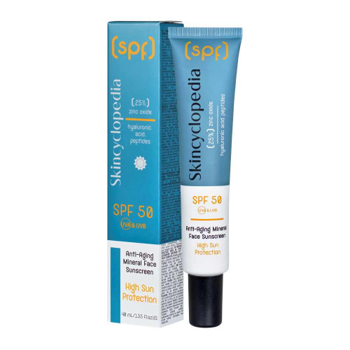 Skincyclopedia SPF50 Антиейдж минерален слънцезащитен крем за лице 40 мл