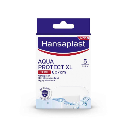 Hansaplast Aqua Protect 100% Водоустойчиви пластири XL х 5 броя
