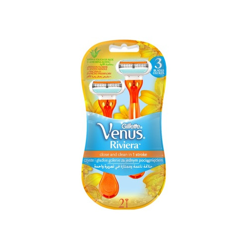 Gillette Venus Riviera Дамска самобръсначка еднократна х2 бр