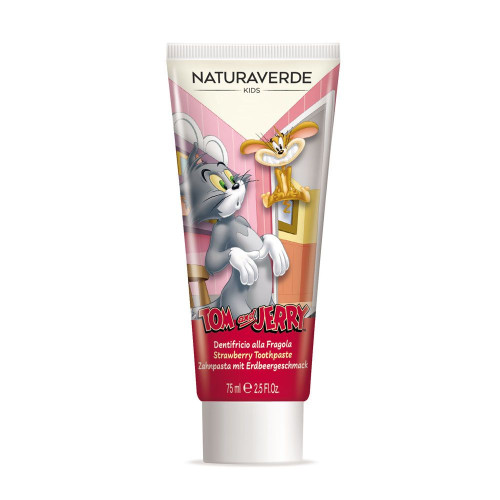 Naturaverde DISNEY Tom&Jerry Детска паста за зъби Том и Джери 3+ години 75 мл