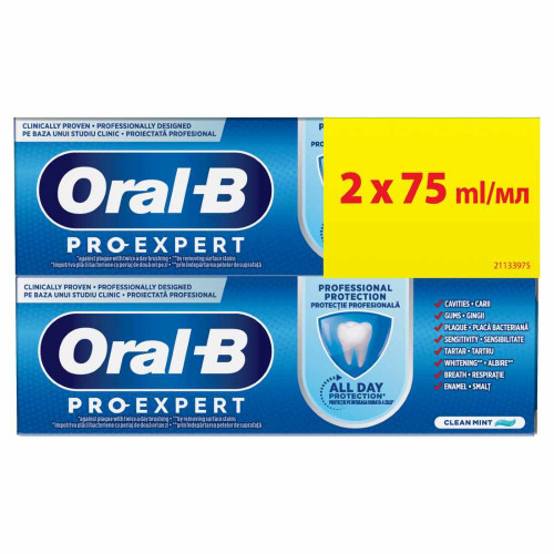 Oral‑B Pro Expert Professional Protection Паста за зъби 75 мл 2 бр Комплект