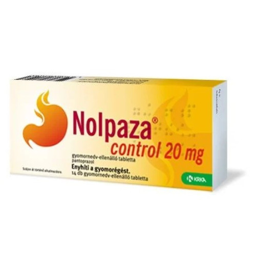 Nolpaza Control За намаляване киселинността в стомаха 20 мг х 14 таблетки KRKA
