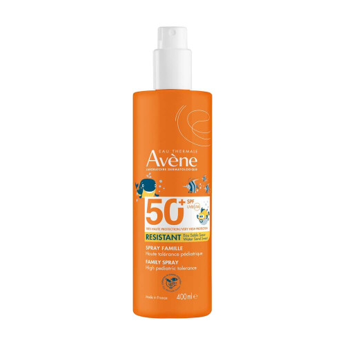 Avene Family Слънцезащитен спрей за лице и тяло SPF50+ 400 мл