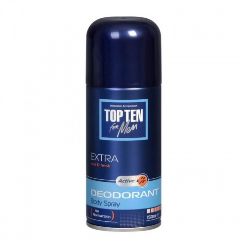 Top Ten for Men Active Deodorant Спрей за тяло 150 мл