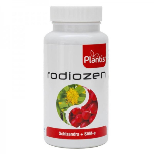 Rodiozen Schizandra + SAM-e Златен корен, Шизандра + Сам - е В подкрепа на нервната система х 60 капсули Plantis