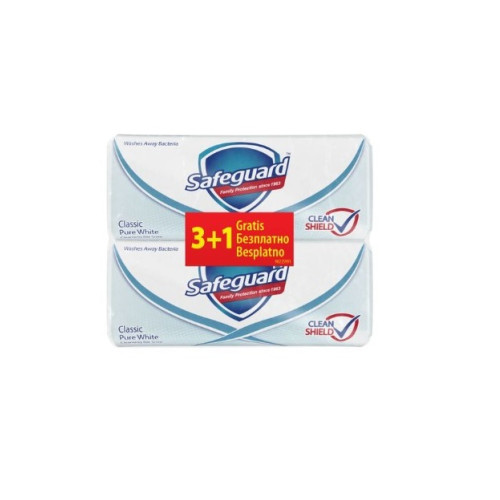 Safeguard Classic Антибактериален сапун за ръце 3+1 90 гр комплект