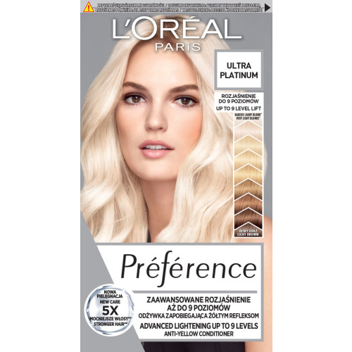 L’Oreal Preference Изрусител за коса, Ultra Platinum