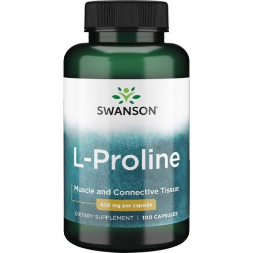 Swanson L-Proline Л-Пролин 500 мг х 100 капсули