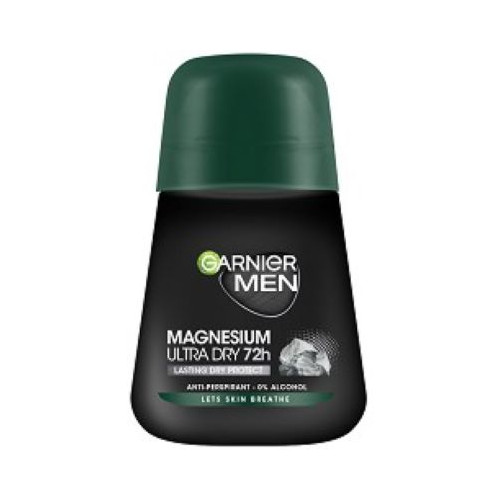 Garnier Men Magnesium Ultra Dry 72h Рол-он дезодорант против изпотяване за мъже 50 мл