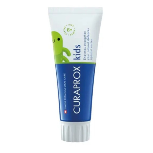 Curaprox Kids Детска паста за зъби мента 1450 ppm  6+ г 60 мл