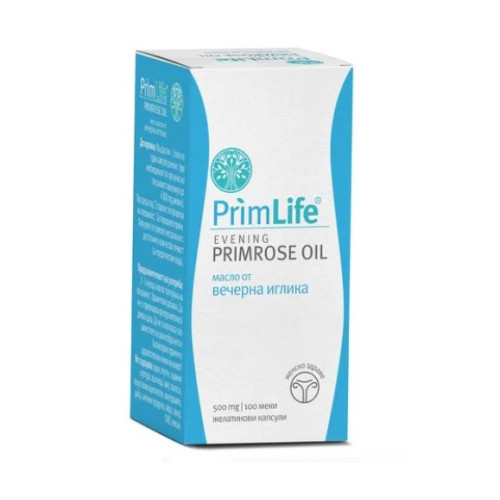 Naturprodukt Primlife Масло от вечерна иглика 500 мг х100 меки капсули