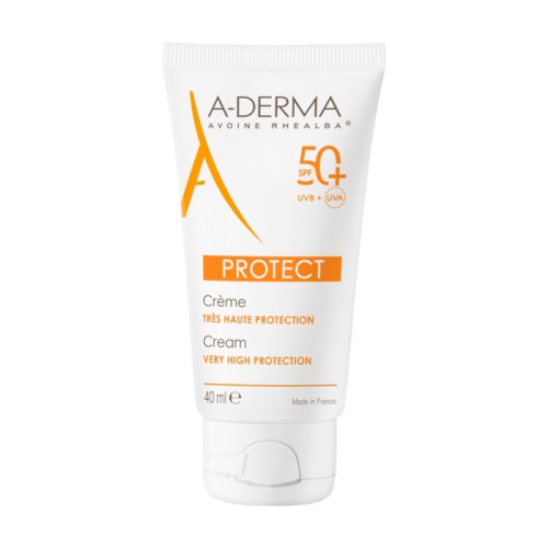 A-Derma Protect Слънцезащитен крем за лице SPF50+ 40 мл