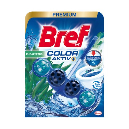 Bref WC Premium Color Aktiv Eucalyptus Ароматизатор за тоалетна 1 х 50 гр