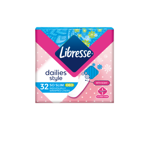 Libresse So Slim Deo Ежедневни дамски превръзки x 32 бр.