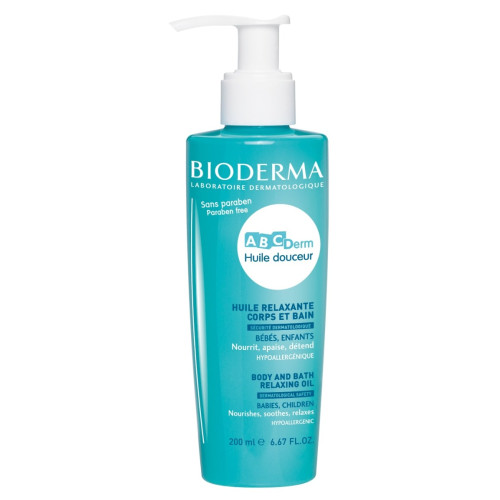 Bioderma ABC Derm Масажно олио за бебета и деца 200 мл
