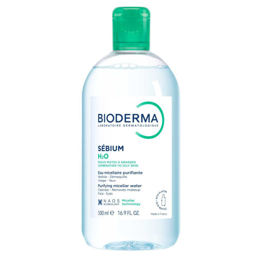 Bioderma Sebium Мицеларна вода за мазна и акнеична кожа 500 мл