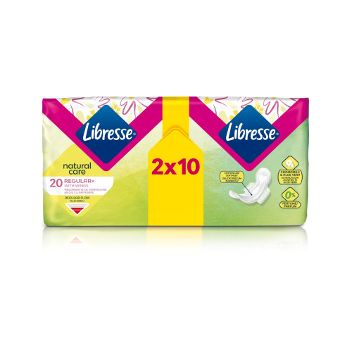 Libresse Natural Care Regular+ Дамски превръзки x20 бр