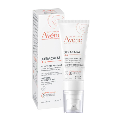 Avеne XeraCalm A.D Успокояващ концентрат за лице и тяло 40 мл